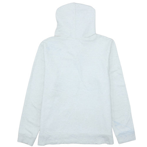 GAP Women White Pullover Hoodie L Cotton Blend Classic Casual