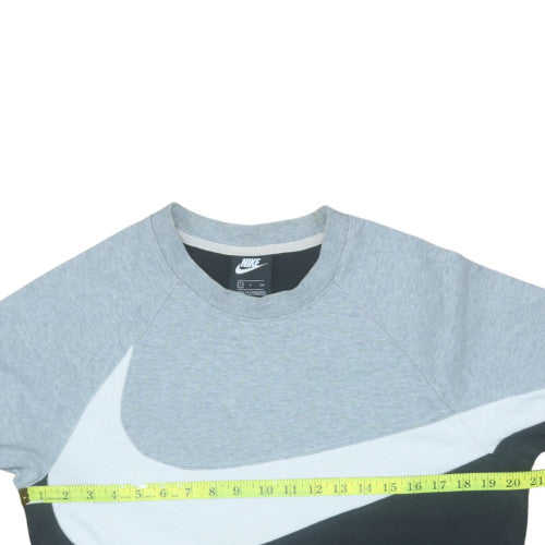 Nike Men's Grey S Pullover Sweatshirt Crew Neck Lightweight
