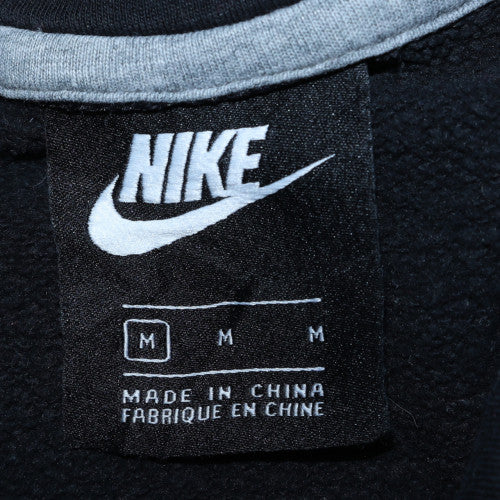 Nike Men's Black Pullover Hoodie M Fleece Logo Sportswear