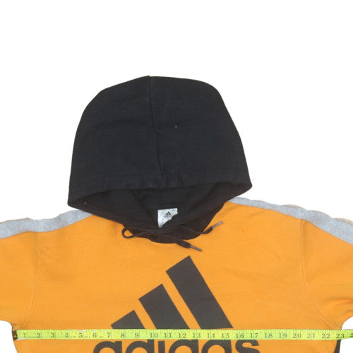 Adidas Mens Multicoloured Pullover Hoodie Size S Fleece Logo