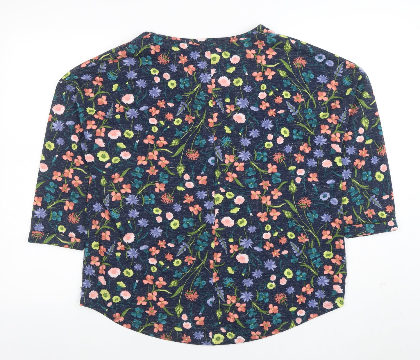 Marks and Spencer Women’s Multicoloured Floral Jersey Top Size 16