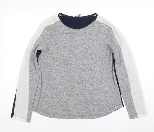Apricot Womens Multicoloured Long Sleeve Colourblock Jersey T-Shirt Size S