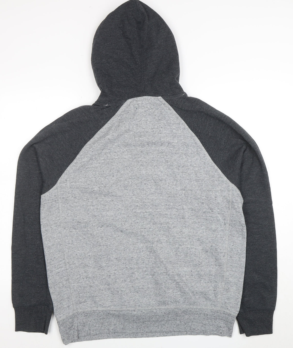 CampusCrew Mens Grey Hoodie Waldorf Warriors L Pullover Cotton Blend