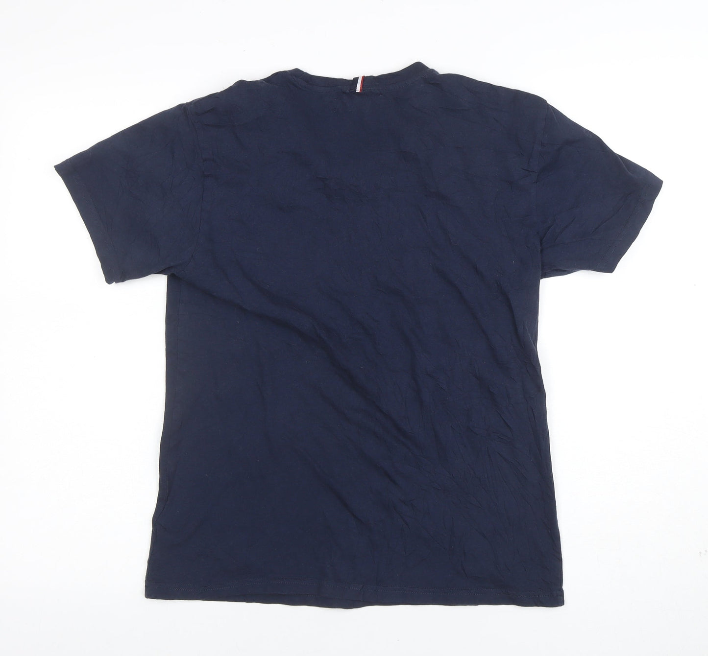 Ben Sherman Men's Blue Small Crew Neck Cotton T-Shirt