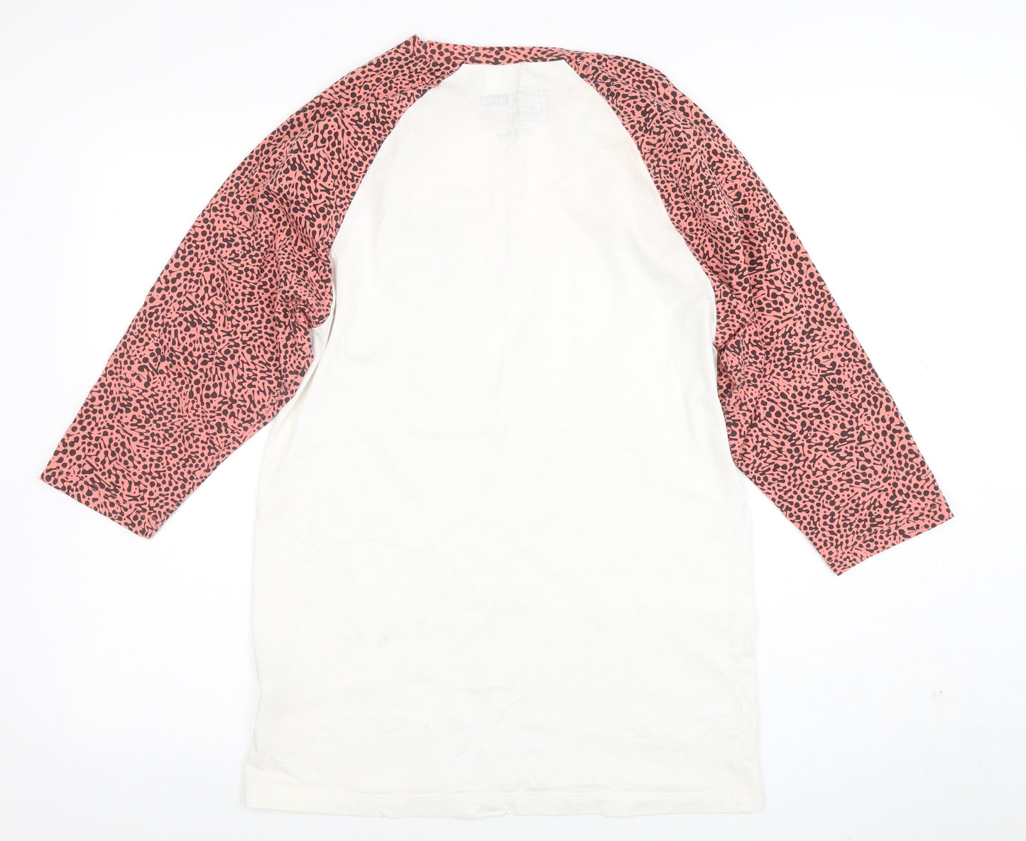 Vans Womens Multicoloured Raglan Sleeve T-Shirt Medium