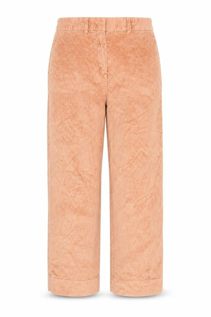 Marks and Spencer Women’s Beige Corduroy Cropped Trousers Size 6 Regular