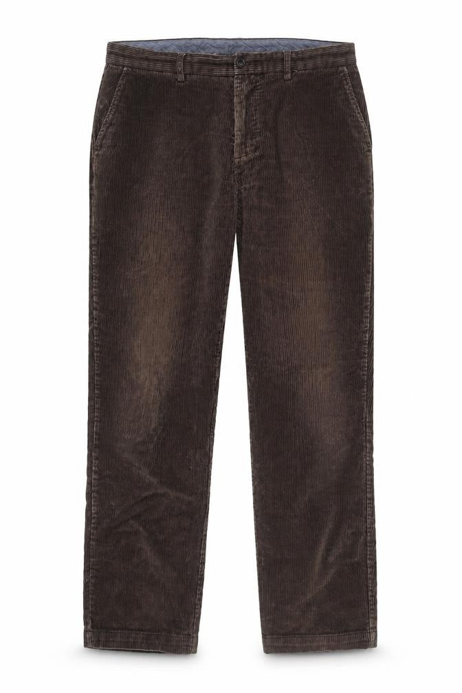 Austin Reed Men's Brown Corduroy Chino Trousers 38R