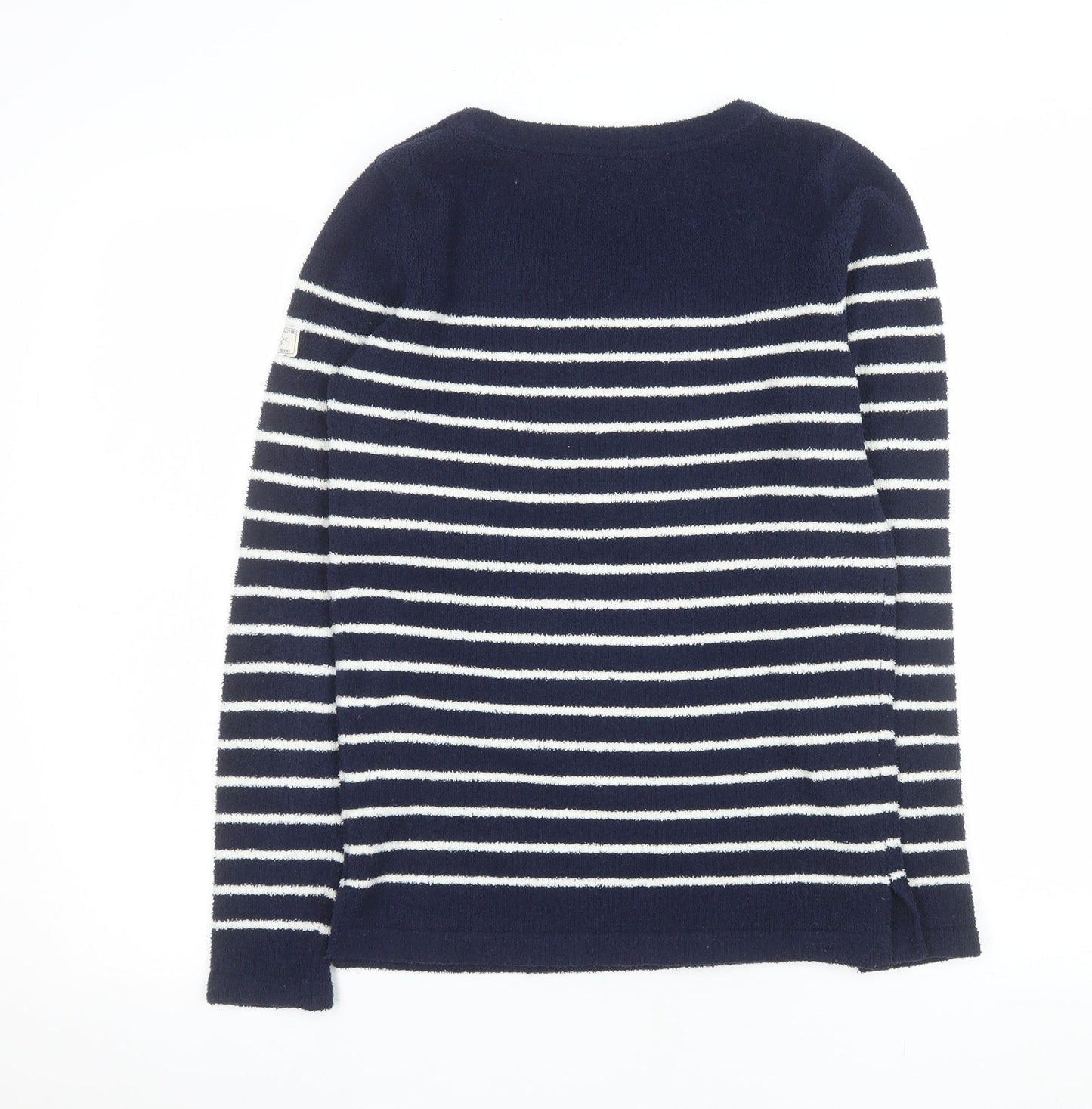 Joules Women’s Blue Striped Crew Neck Knit Long Sleeve Jumper UK 6