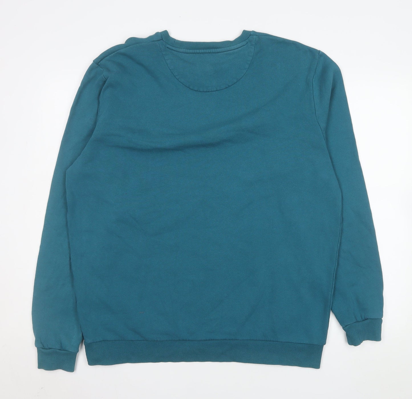 Lyle & Scott Men's Blue XL Pullover Sweatshirt Crew Neck Cotton