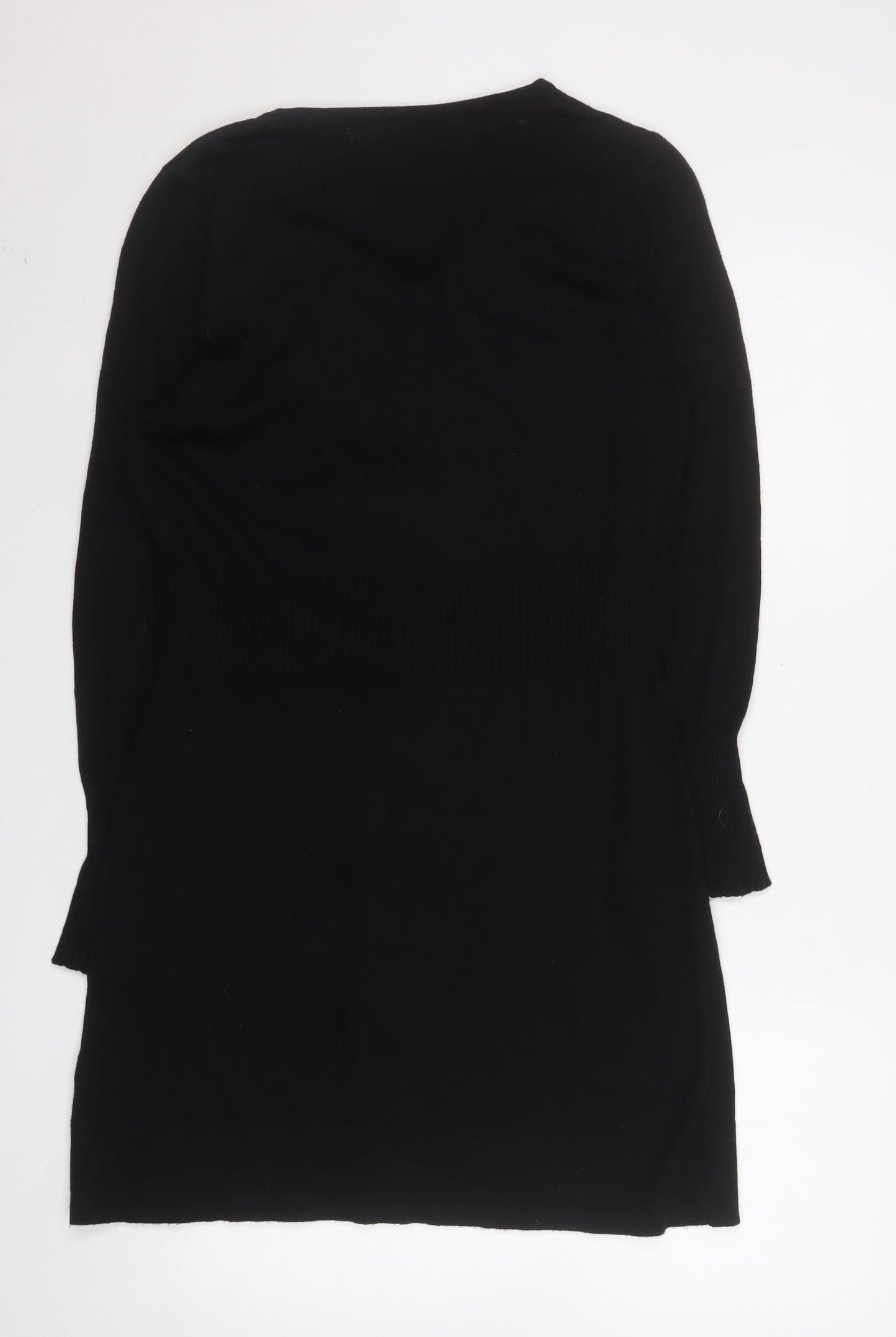 Marks and Spencer Per Una Black Knit Sequin Bodycon Dress Size 16