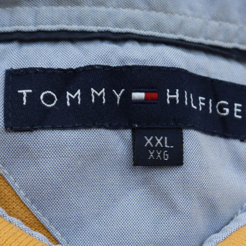 Tommy Hilfiger Men's Yellow 2XL Cotton Piqué Polo Shirt