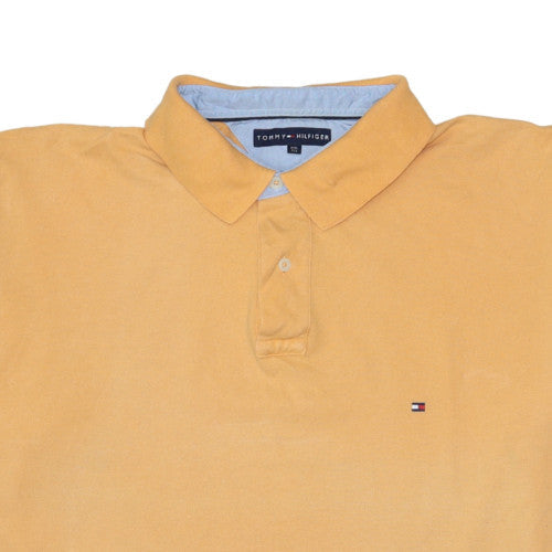 Tommy Hilfiger Men's Yellow 2XL Cotton Piqué Polo Shirt