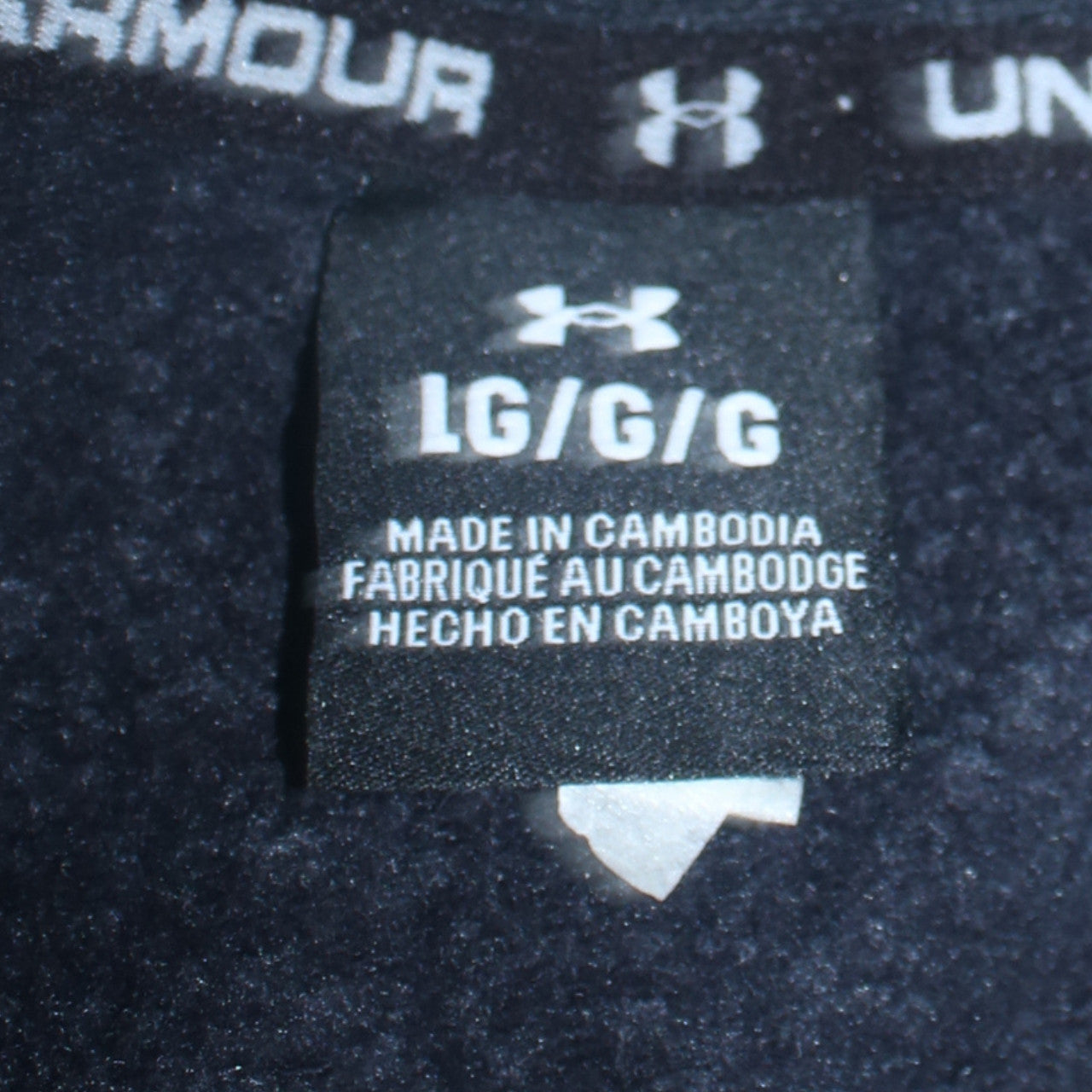 Under Armour Men's Grey Full Zip Hooded Sweatshirt Size L