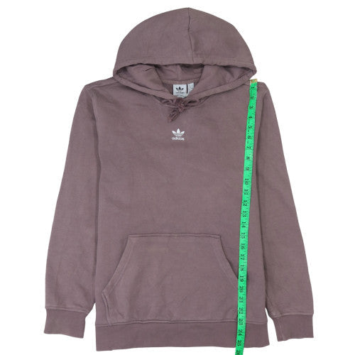 Adidas Womens Brown Pullover Hoodie Size 12 Cotton Blend