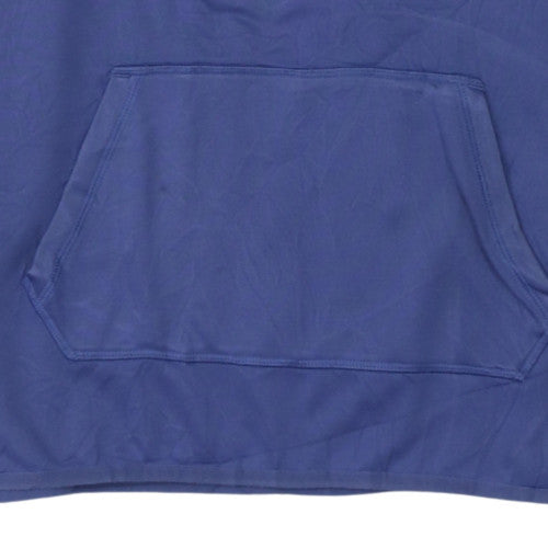 Nike Womens Blue Dri-Fit Pullover Hoodie Size S Polyester
