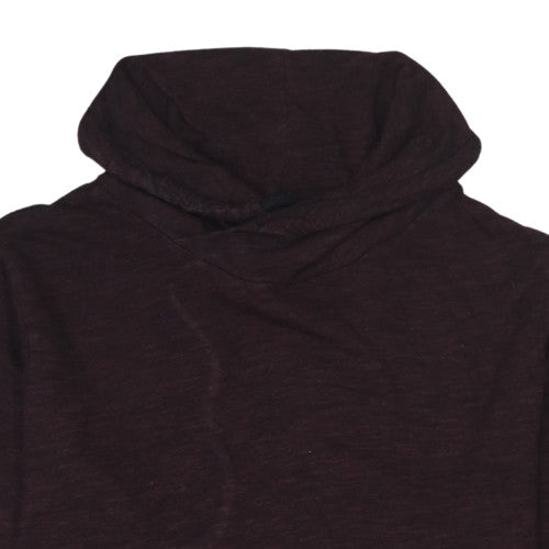 Ralph Lauren Men's Brown Fleece Pullover Hoodie Size M