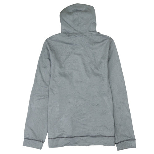 Under Armour Mens Grey Pullover Hoodie Size L Loose Fit Lightweight