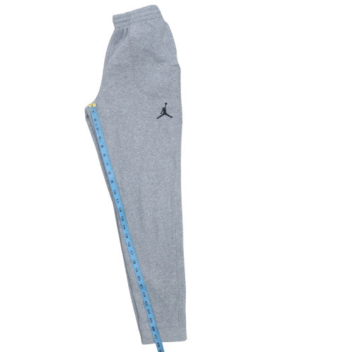 Nike Air Jordan Boys Grey Jogger Trousers XL 13-15 Years Fleece Sweatpants