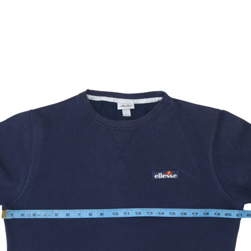 Ellesse Men's Blue Crew Neck Pullover Sweatshirt L