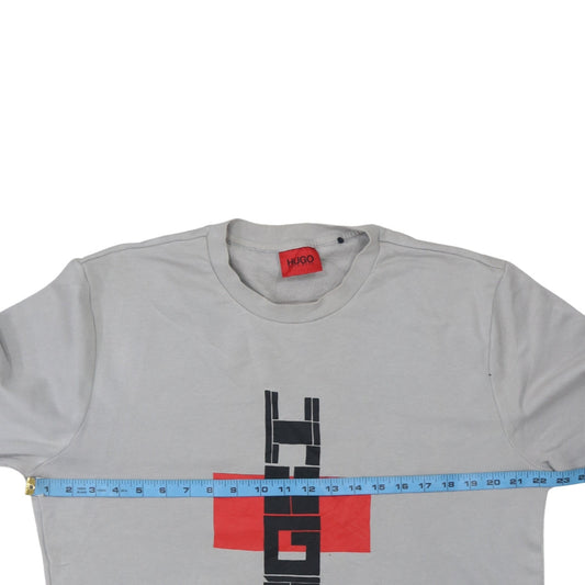 Hugo Boss Men's Grey Logo Pullover Sweatshirt M