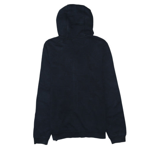 Nike Men's Black Small Full Zip Hoodie Sweatshirt Cotton Blend
