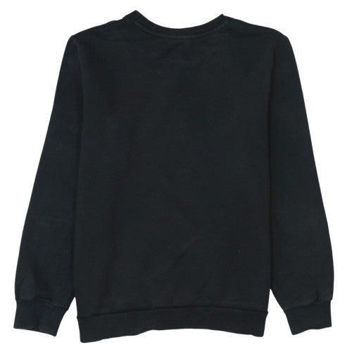 Puma Mens Black Medium Pullover Sweatshirt Regular Fit Crew Neck