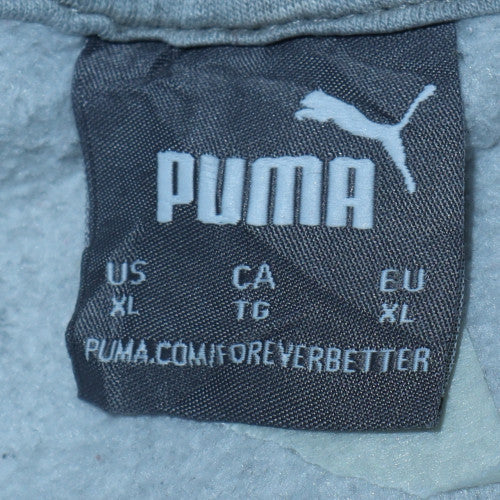 Puma Men's Grey XL Pullover Hoodie Fleece Sweatshirt