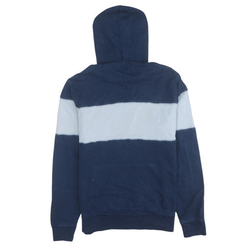 Levi's Men's Blue Pullover Hoodie Medium Cotton Logo