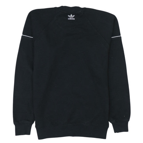 Adidas Mens Black XS Pullover Crew Neck Long Sleeve Sweatshirt