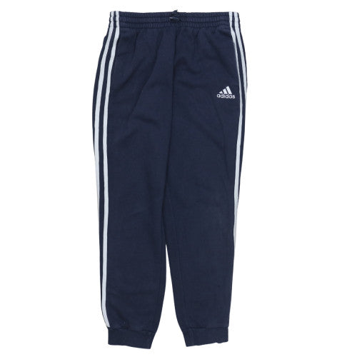 Adidas Men Blue Track Pants M Elastic Waist Tapered Activewear