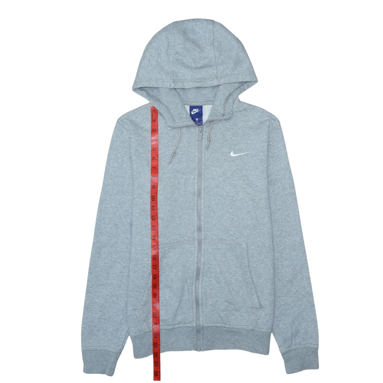 Nike Men's Grey Full Zip Hoodie Size M Sportswear Sweatshirt