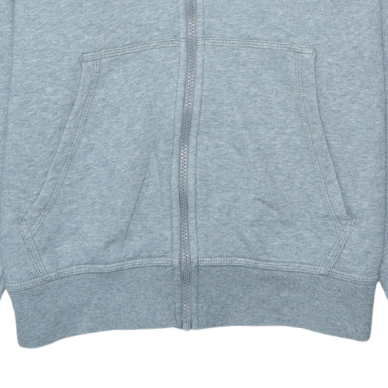 Nike Men's Grey Full Zip Hoodie Size M Sportswear Sweatshirt