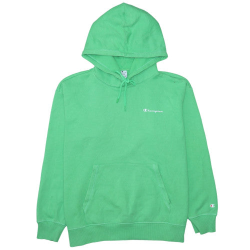 Champion Women's Green XL Pullover Hoodie with Logo