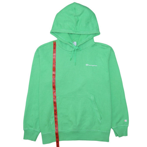Champion Women's Green XL Pullover Hoodie with Logo