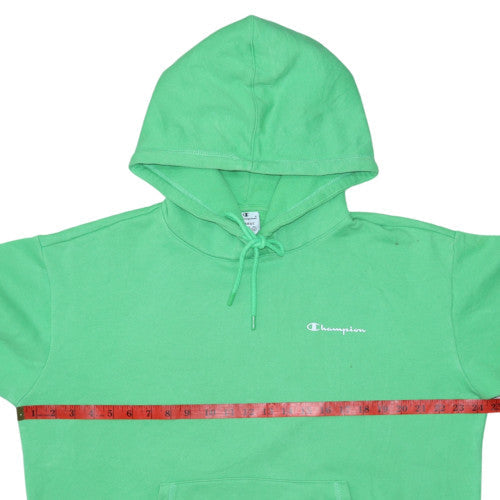 Champion Women's Green XL Pullover Hoodie with Logo