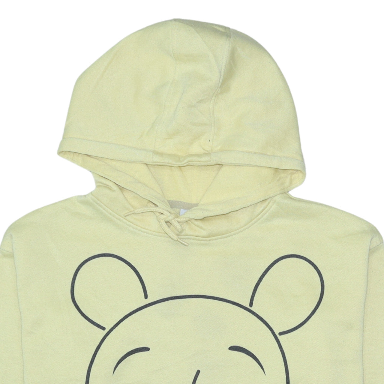 Disney Womens Beige Winnie The Pooh Hooded Pullover Hoodie M