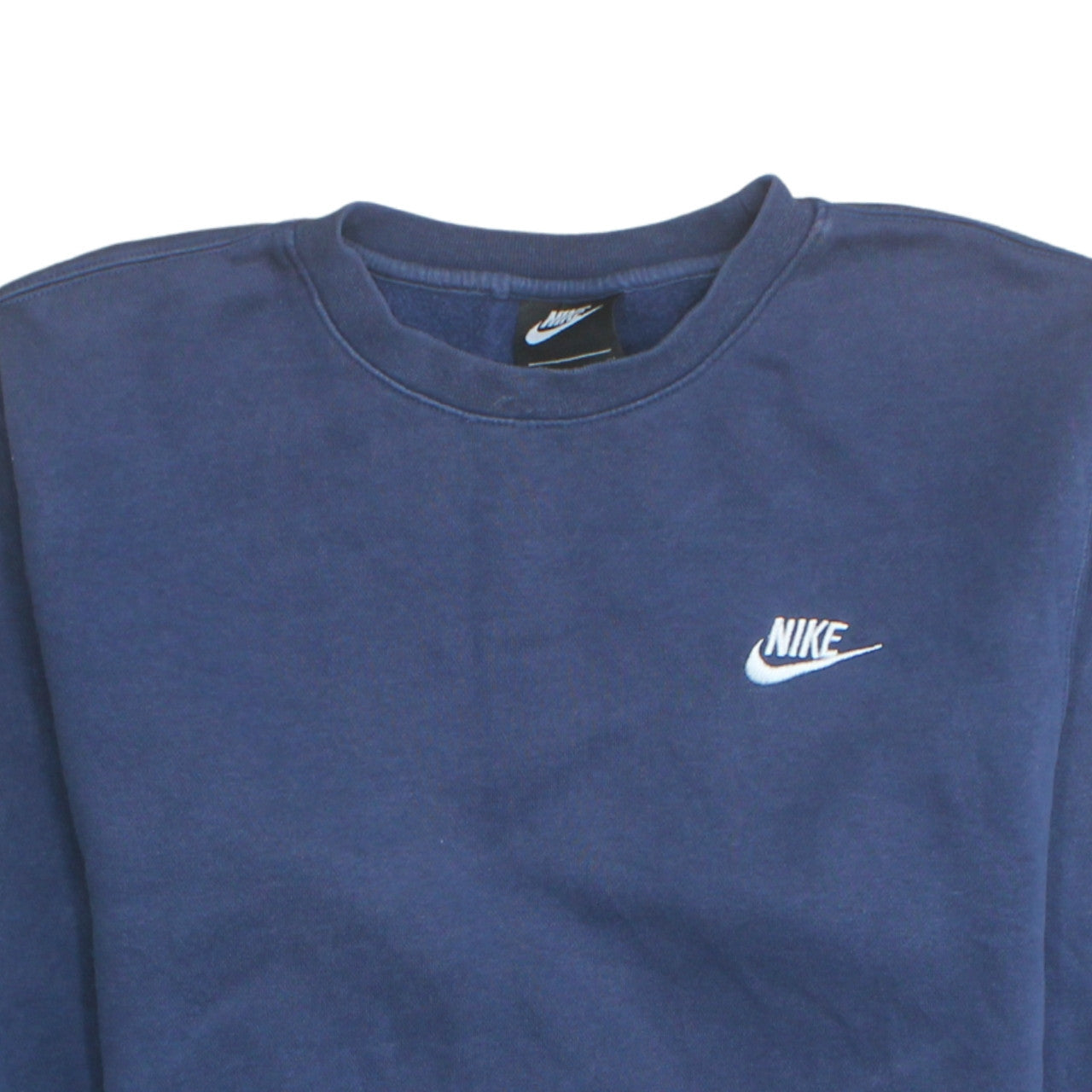 Nike Men's Blue Small Crew Neck Pullover Sweatshirt