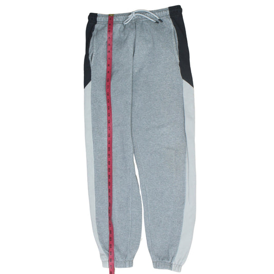 Nike Men's Grey Colourblock Jogger Sweatpants Size S Regular Fit