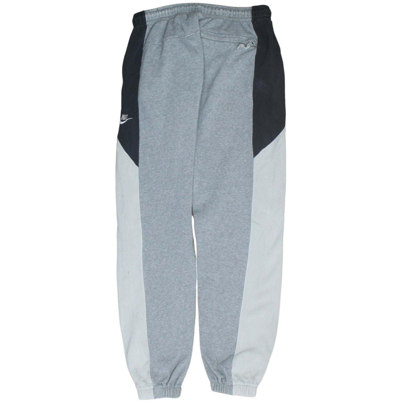 Nike Men's Grey Colourblock Jogger Sweatpants Size S Regular Fit