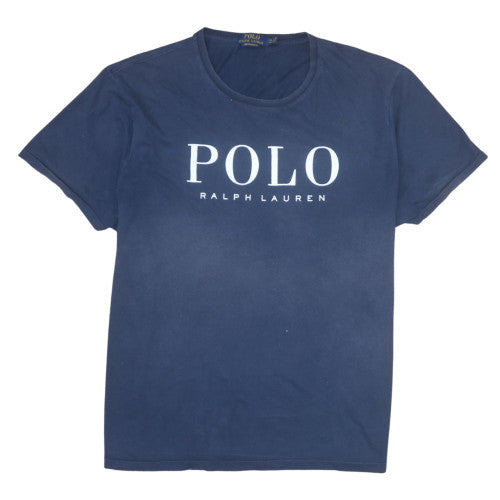Polo Ralph Lauren Men's Navy Blue Custom Slim Fit Logo T-Shirt XXL