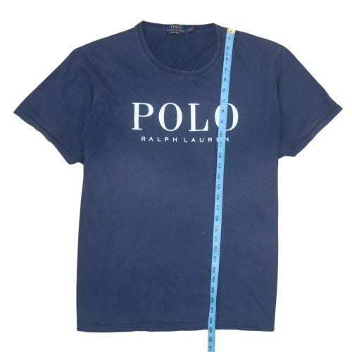 Polo Ralph Lauren Men's Navy Blue Custom Slim Fit Logo T-Shirt XXL