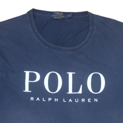 Polo Ralph Lauren Men's Navy Blue Custom Slim Fit Logo T-Shirt XXL