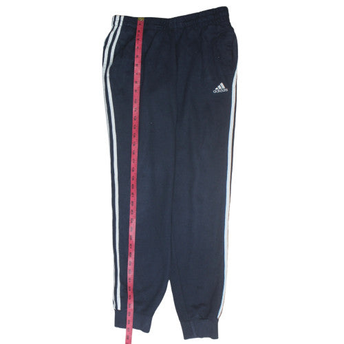 Adidas Womens Navy Blue Jogger Sweatpants M Elastic Waist