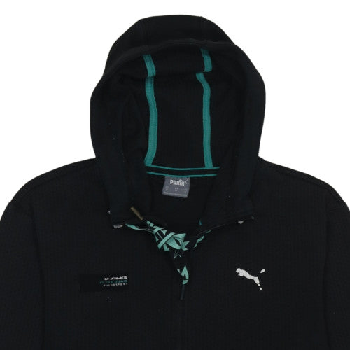 Additional view of Puma Men's Black Full Zip Hoodie M Regular Fit