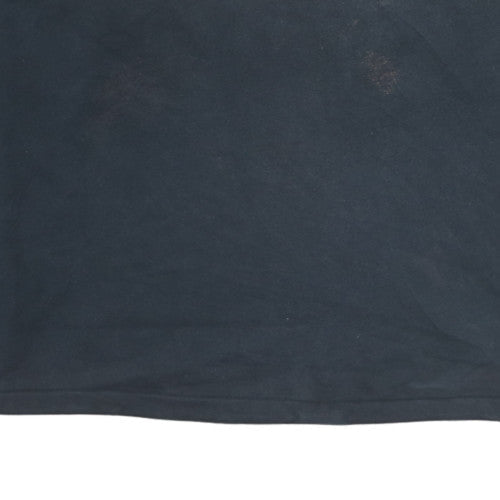 Adidas Womens Black 1/4 Zip Sweatshirt Size 16 Cotton Blend
