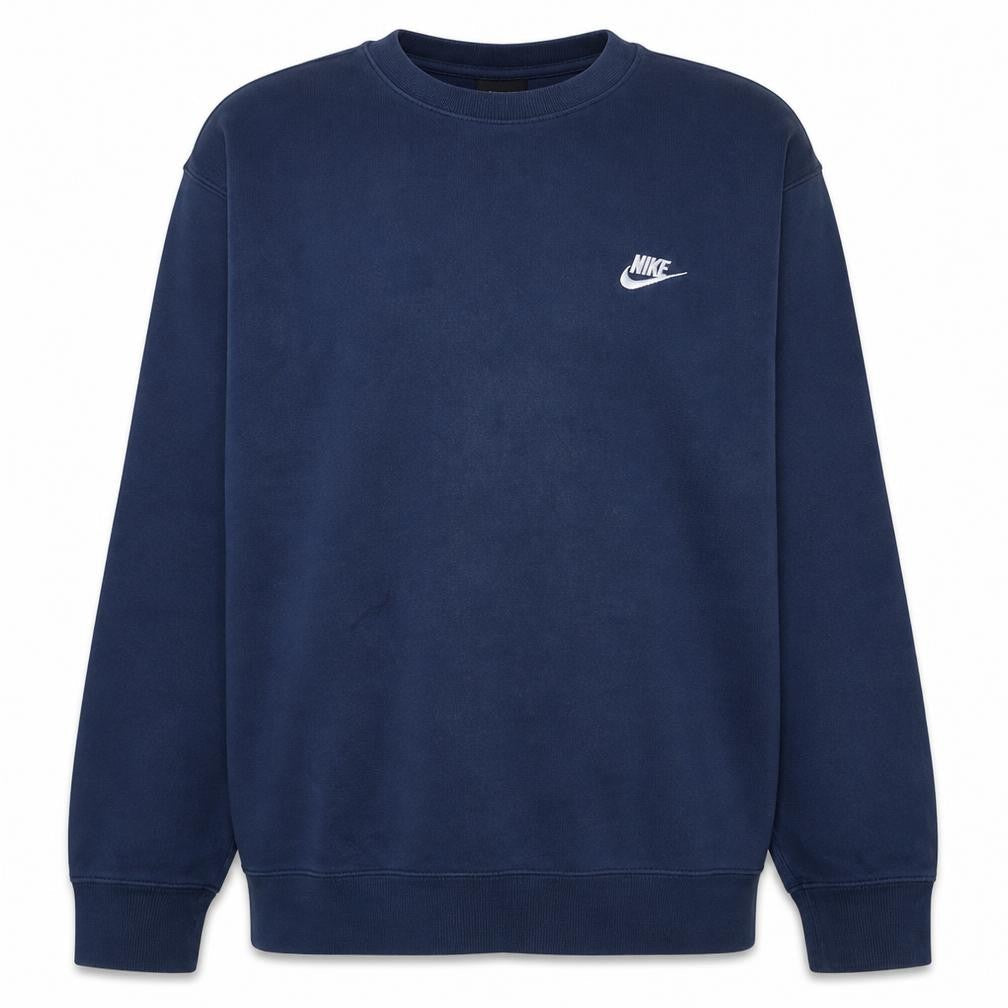Nike Men's Blue XL Crew Neck Pullover Fleece Sweatshirt
