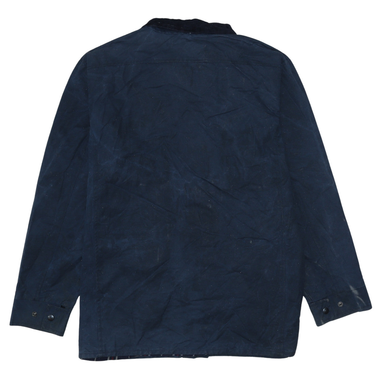Original Royal Spencer Men's Blue Waxed Cotton Jacket L Outdoor Country Style