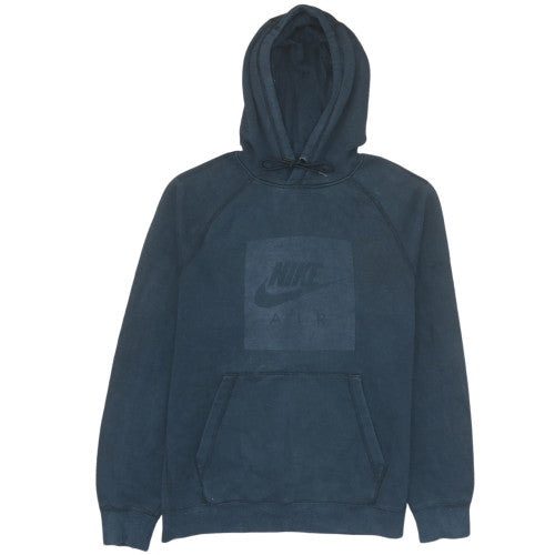Nike Men's Blue Pullover Hoodie M Logo Fleece Sportswear