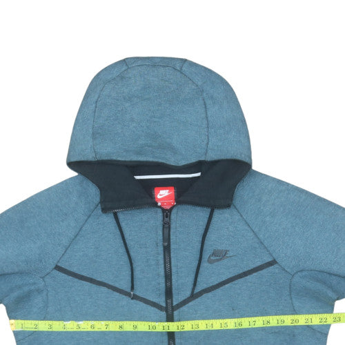 Nike Men's Blue Full Zip Hoodie Size M Sportswear
