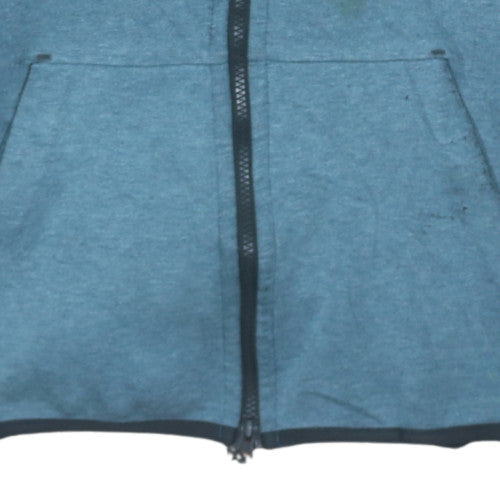 Nike Men's Blue Full Zip Hoodie Size M Sportswear